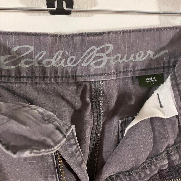 Eddie Bauer Faded Distressed Cargo Shorts - Picture 7 of 7